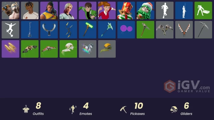 12953[PC/PSN/XBOX]Psycho Bandit|Slayer Juice WRLD|Trailblazer Tai|Jackie|Holiday Boxy|Winterfest Bushranger|999 Knives|Society Shield