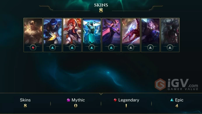 | LAN | 8 SKINS | SILVER 2 | 42 CHAMPIONS | 46 LEVEL | INSTANT DELIVERY | FULL ACCESS | FvrYI |