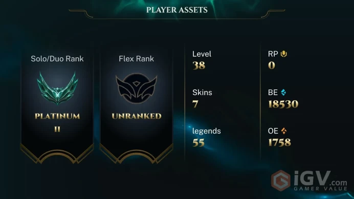 Euw S16 Split 2! Platinum 2 67 WR - 30 LP Gain - Honor 5 - Instant Delivery - Full Access