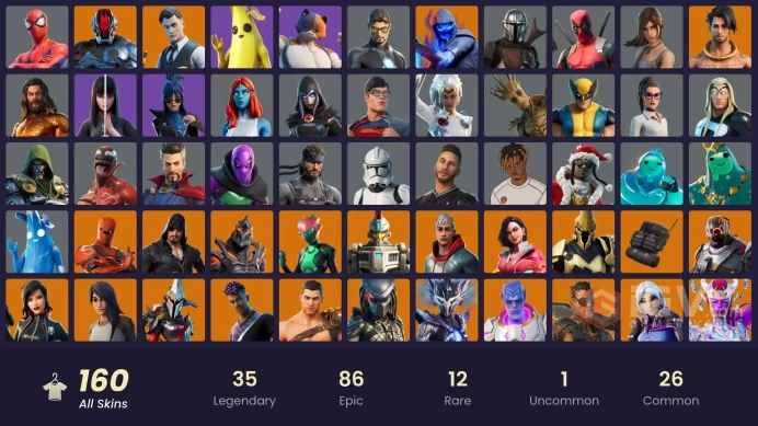 13051[PC/PSN/XBOX]Gold Brutus|Gold Meowscles|Gold Midas|Hybrid|The Foundation|Zeus|Predator|Raz|The Imagined|Joey|The Scientist