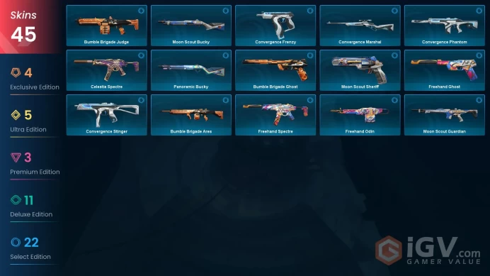 EU-Turkey 45 Skins > ORA by OneTap Vandal ORA by OneTap Knife ORA by OneTap Phantom Protocol 781-A Phantom Prime Vandal Prime Classic  99052395
