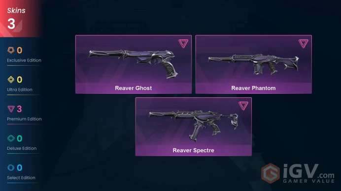 [EU] 3 SKINS | Reaver Phantom  | Reaver Spectre  | Reaver Ghost