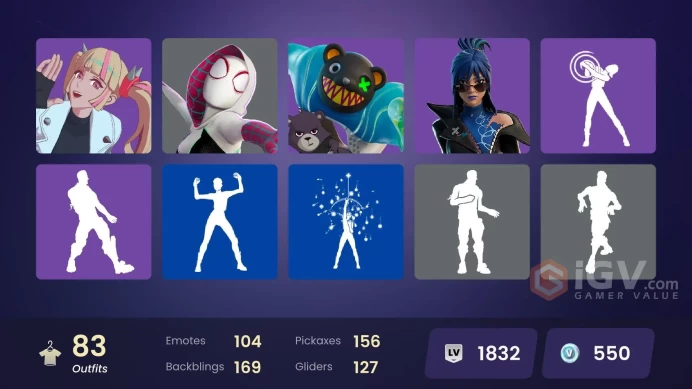 Fortnite Account [PC] 83 skins | Twyn | Paradigm (Reality-659) | The Ageless | Omegarok | Zeus | Nezumi | Peter Griffin | Spectra Knight | Valer