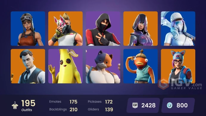 [PC/PSN/XBOX] 195 skins | OG STW | Renegade Raider | IKONIK | Glow | Gold Midas | Gold Brutus | Carbon Commando | Rogue Agent | Sultura | 200 VB