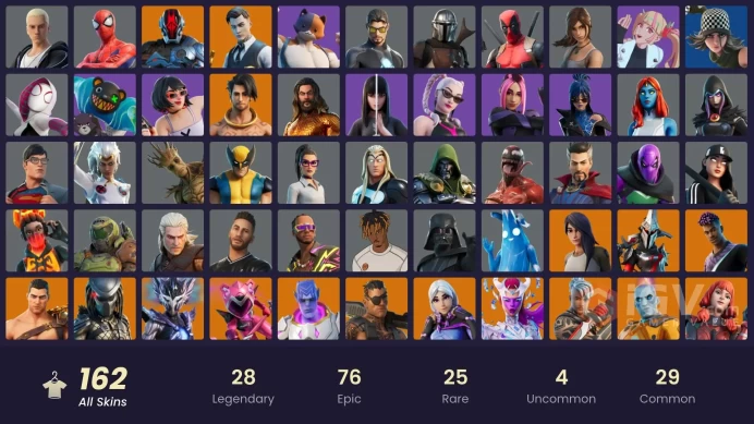 [PC/XBOX] 164 skins | Merry Mint Axe | Leviathan Axe | Gold Brutus | Tart Tycoon | Harbinger Armor Omegarok | Y439