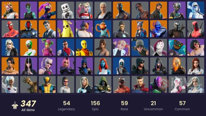 FA / 345 SKINS / TRAVIS SCOTT / THE REAPER / ELITE AGENT / BLUE TEAM LEADER / GOLD MIDAS / GOLD BRUTUS / GOLD MEOWSCLES / OG STW