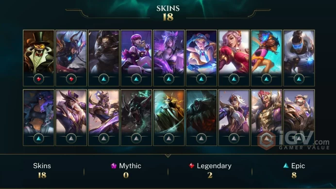[EUW] S2026 - Emerald 3 - 57 Winrate - 50K Be - 64Champ - 23Skin - Honor 4 - 105RP - Safe - Instant Delivery