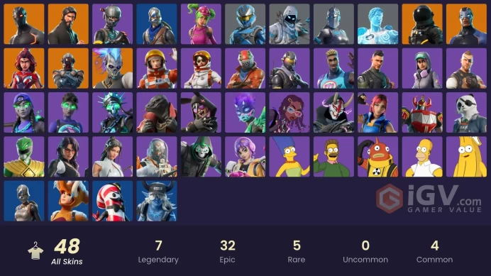 [PC/XBOX/Nintendo] 48 skins | The Reaper | Blue Squire | Royale Knight | Elite Agent | Take The L |
