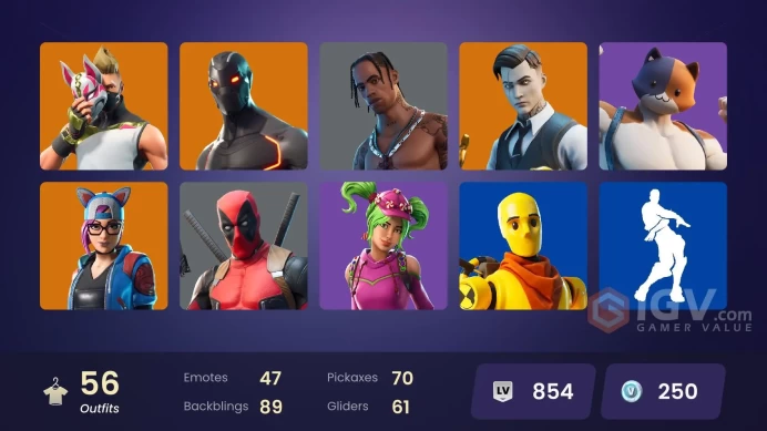 [PC/Nintendo] 56 skins | Travis Scott | Rogue Agent | Raptor | Drift | A.I.M. | Enforcer |