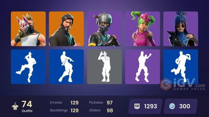 [PC]-ONLY PC 74 skins | OG STW | The Reaper | Elite Agent | Parental Controls | Take The L | Rogue Agent |