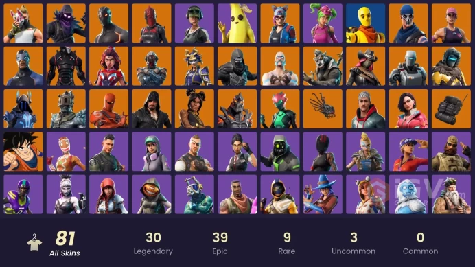 [PC/PSN/XBOX] 80 skins | OG STW | Omega (stage 5) | Trailblazer | Kata Captain | Rush | Valor | Red Knight | Leviathan Axe | Raven | Son Goku