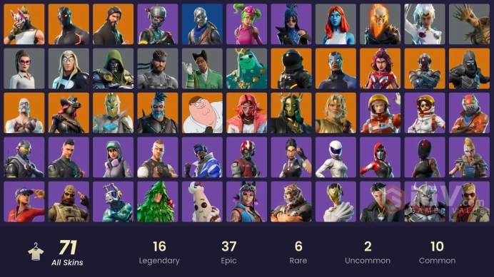 [PC/PSN/XBOX] 117 skins | The Reaper | Blue Squire | Royale Knight | Elite Agent | Blue Team Leader | Carbon Commando | Cloud Striker