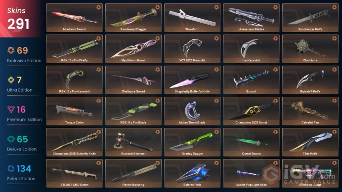 AP/HKG 211775 Spent VP Champions 2023 Bundle Champions 2025 Bundle VCT 2025 Karambit Evori Dreamwings Bundle Primordium Phantom Mystbloom Phanto