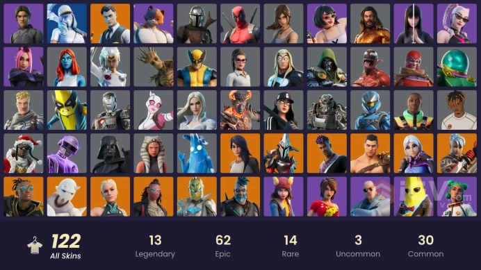 [PC/Nintendo] 118 skins | Parental Controls | Gold Midas | Basic Basher | Reaper | Ol' Woody | Verve | Malik |