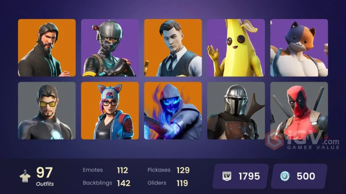 [PC/XBOX/Nintendo] 97 skins | The Reaper | Parental Controls | OG STW | Elite Agent | Rogue Agent | Take The L |