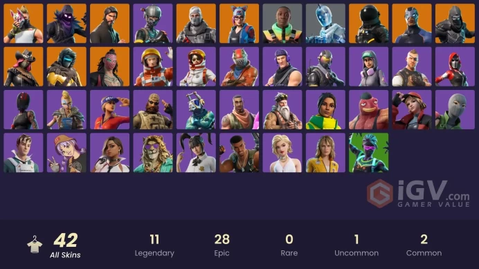 [PC/PSN/XBOX] 42 skins | The Reaper | Elite Agent | Havoc | Sub Commander | Rogue Agent | Raven | Lynx | Enforcer | Zenith | Drift 