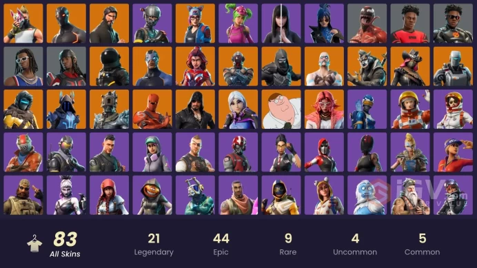 [PC] 83 skins | The Reaper | Elite Agent | Rogue Agent | Valor | Lynx | Ragnarok | Enforcer | A.I.M. | Valeria | Zenith | Omega | Drift | Blackh