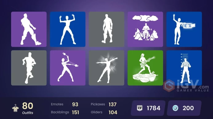 Fortnite Account [PC] 80 skins | Renzo the Destroyer | Omegarok | Spectra Knight | Optimus Prime | Mizuki | Kado Thorne | Era | Clone Trooper | 