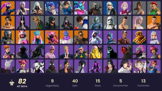 [PC/PSN/XBOX/Nintendo] 82 skins | Chun-Li | Vi | Kymera | Mecha Cuddle Master | Parental Controls | Joey | Menace | Alli | Galaxia |