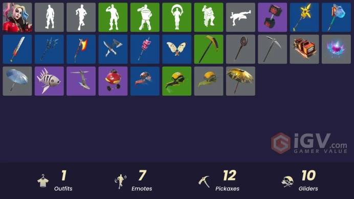 13161[PC/PSN/XBOX]Rebirth Harley Quinn|Spectra Protector|Arroyo Pack|Twin Crossfire|Stealing Wheel|Electric Shredder|Adira's Battle Flag