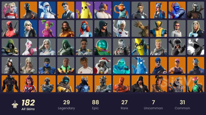[PC/PSN/XBOX] FA / 181 SKINS / LEVIATHAN AXE / OMEGA (STAGE 5) GOLD MEOWSCLES / GOLD MIDAS / GOLD BRUTUS / CLOUD STRIKER / ROGUE AGENT / OG STW