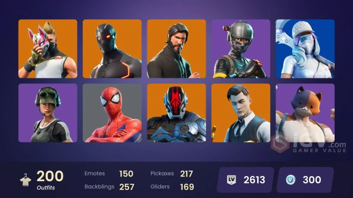 [PSN/PC/XBOX] FA / 197 SKINS / THE REAPER / ELITE AGENT / GOLD MIDAS / OMEGA (STAGE 5) / SNAKE EYES / RAINBOW RACER /