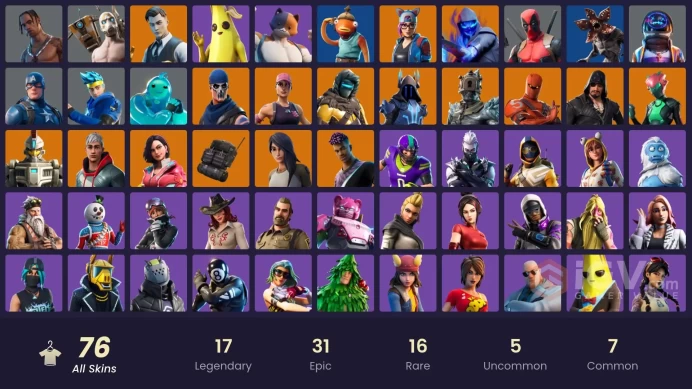 [PSN/PC/XBOX] FA / 72 SKINS / TRAVIS SCOTT / ASTRO JACK / WORLD CUP / WORLD WARRIOR / OG STW /