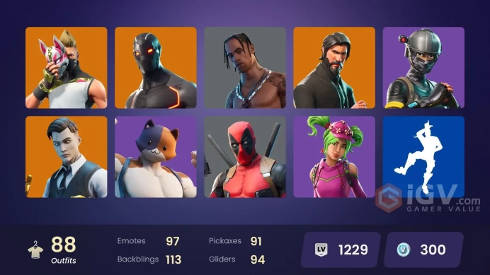 [PSN/PC/XBOX] FA / 84 SKINS / TRAVIS SCOTT / THE REAPER / ELITE AGENT / TAKE THE L / GOLD MIDAS /