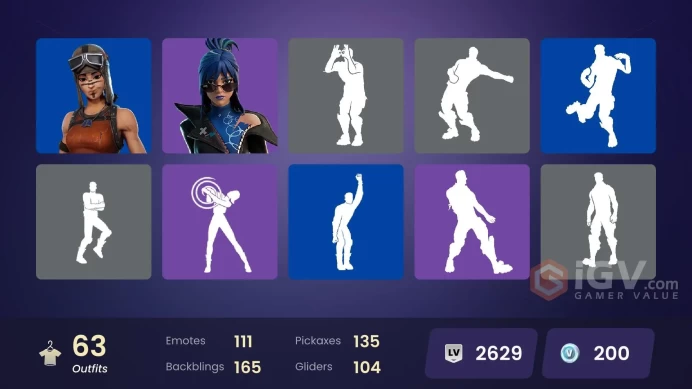 | PC/PSN | 63 SKINS | The Ageless | Peter Griffin | Nezumi | Zeus | Valeria | Kado Thorne | Hades | Nolan Chance | Jade | 200 VBUCKS | Fw4iF |