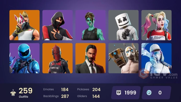 FA - [PC/PSN/XBOX] 259 skins | OG STW | IKONIK | Honor Guard | Neo Versa | Gold Meowscl| WORLD CUP | Merry Mint Axe | OG Paradigma | Major Lazer