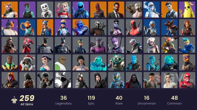 FA - [PC/PSN/XBOX] 259 skins | OG STW | IKONIK | Honor Guard | Neo Versa | Gold Meowscl| WORLD CUP | Merry Mint Axe | OG Paradigma | Major Lazer
