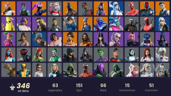 [PC] 346 skins | OG STW | IKONIK | Glow | Travis Scott | Astro Jack | Gold Meowscles | Gold Midas | Gold Brutus | Tart Tycoon | 100 VB