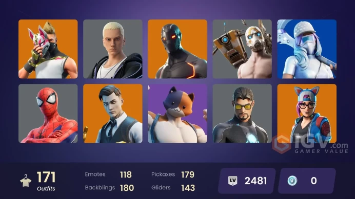 [PC/PSN.NINTENDO] 170 skins  +  Leviathan axe . 