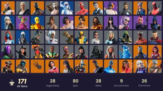[PC/PSN.NINTENDO] 170 skins  +  Leviathan axe . 