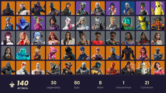 [PC/XBOX] 139 skins | OG STW | Black Knight | Sparkle Specialist | The Reaper | Blue Squire | Royale Knight | Elite Agent | 0 VB