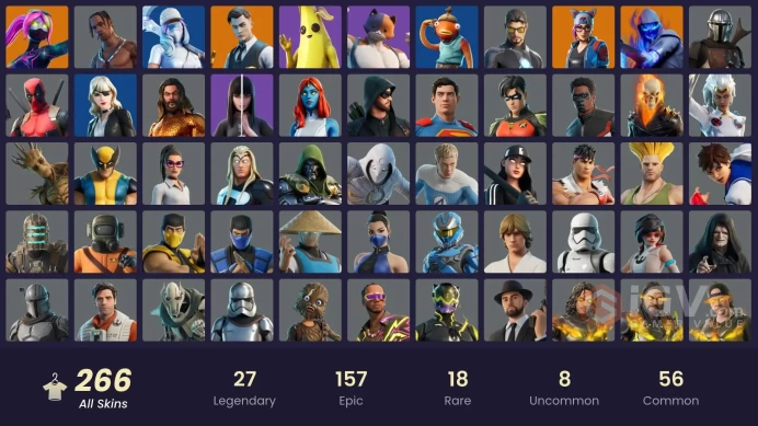 Full Access - [PSN/XBOX/NINTENDO/PC] 266 skins | Travis Scott , Gold Midas , Gold Meowscles , Fishstick (World Cup)