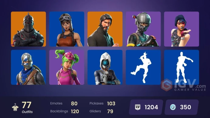 Full Access [XBOX/PC] Black Knight - 77 Skins - The Reaper -  Blue Team Leader - Warpaint - Rose Team Leader - MrBeast - AP4888