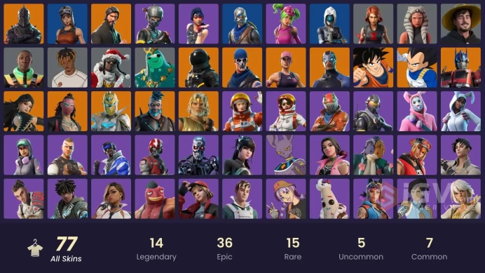 Full Access [XBOX/PC] Black Knight - 77 Skins - The Reaper -  Blue Team Leader - Warpaint - Rose Team Leader - MrBeast - AP4888