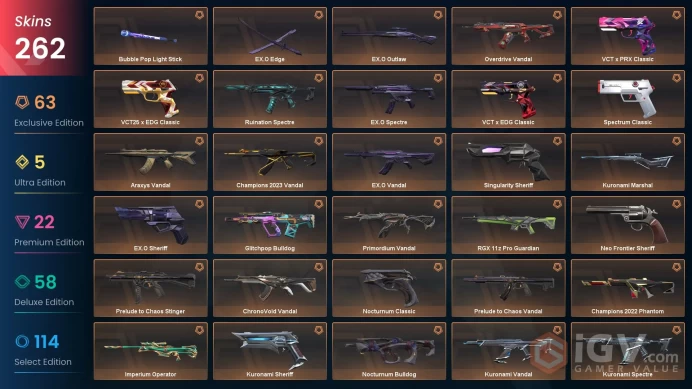 AP/ HKG 229020 Spent VP Ignite Fan Champions 2022-2023 Bundle VCT 2026 Sigil VCT LOCK//IN Misericordia VCT 2025 Karambit Evori Dreamwings Vandal