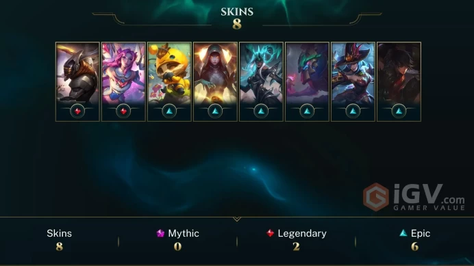 LAS - UNRANKED - RANKED READY - 42 Champ - 8 Good Skins - HANDMADE - Full Acces - CHEAP