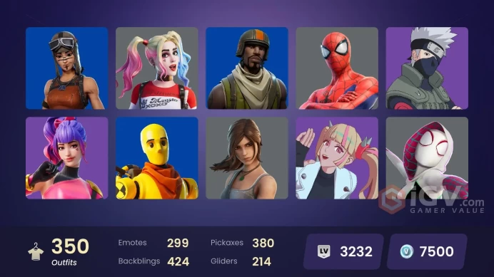 [ALL PLATFORMS]-350 Skin-379 Pickaxes-300 Emotes-FULL ACCESS*