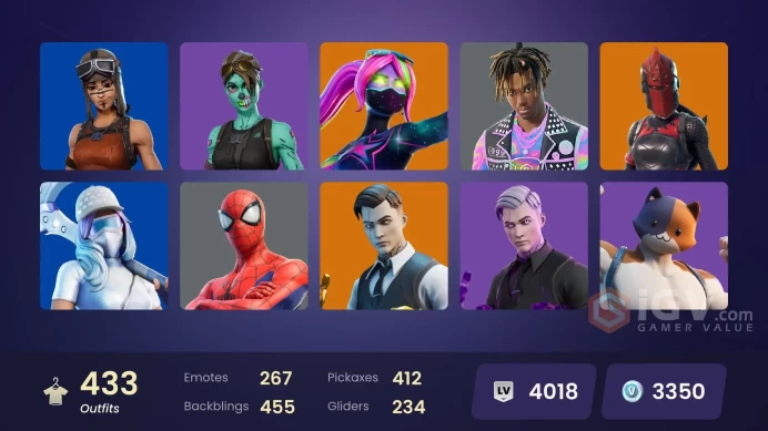 [ALL PLATFORMS]-431 Skin-408 Pickaxes-OG STW-Leviathan Axe-Ghost Face-Phaedra-Championship Aura-Renegade Raider-Reaper-FULL ACCESS-
