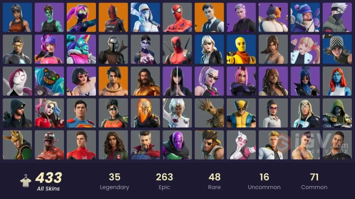 [ALL PLATFORMS]-431 Skin-408 Pickaxes-OG STW-Leviathan Axe-Ghost Face-Phaedra-Championship Aura-Renegade Raider-Reaper-FULL ACCESS-