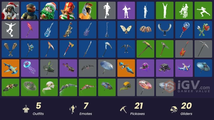 PC/XBOX/PS 5 Skins <3 | Santa Dogg | Triggerfish | Holiday Boxy | Winterfest Bushranger | Runway Racer |