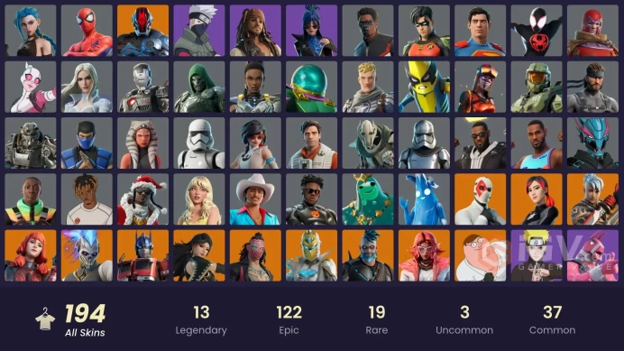 [ALL PLATFORMS]-200 Skin-217 Pickaxes-218 Emotes -FULL ACCESS-BEST SELLER-