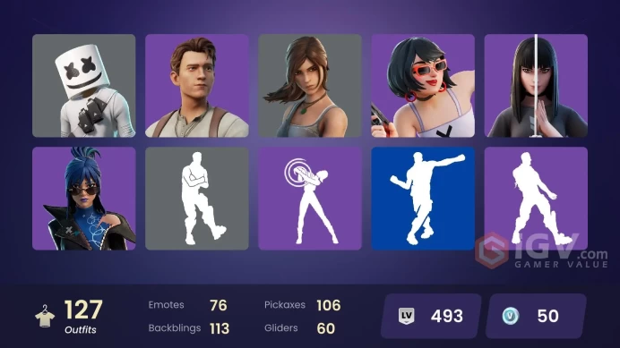 Fortnite Account [PC] 127 skins | OG STW | Major Lazer | Renzo the Destroyer | Kymera | Son Goku | Spectra Knight | Rex | The Imagined | Mizuki 