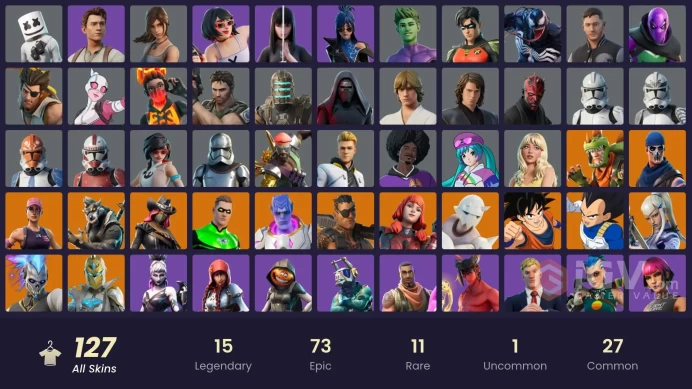 Fortnite Account [PC] 127 skins | OG STW | Major Lazer | Renzo the Destroyer | Kymera | Son Goku | Spectra Knight | Rex | The Imagined | Mizuki 