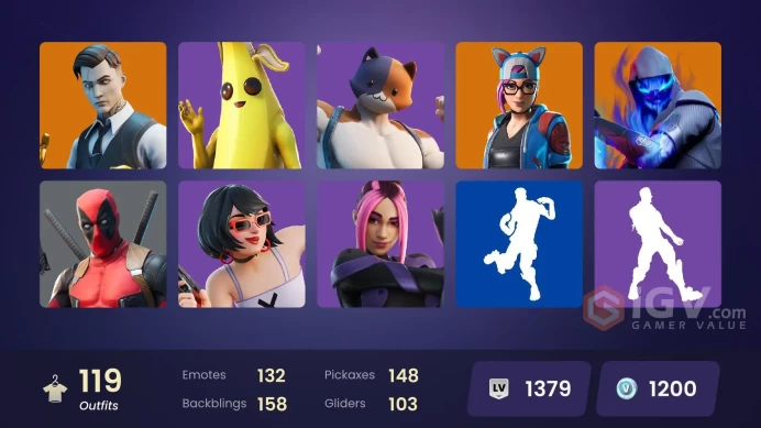 Fortnite Account [PC] 119 skins | OG STW | Sentinel | Ruin | Zenith | Malik | Gear Specialist Maya | Sorana | Midas | Fusion | Fade | Omegarok |