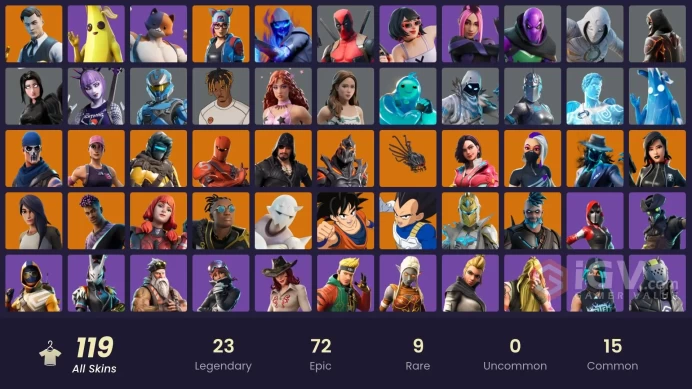 Fortnite Account [PC] 119 skins | OG STW | Sentinel | Ruin | Zenith | Malik | Gear Specialist Maya | Sorana | Midas | Fusion | Fade | Omegarok |