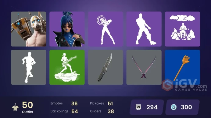 Fortnite Account [PC] 50 skins | Valeria | Era | Peter Griffin | Poseidon | Captain Phasma | Apprentice Evie | Cuddlepool | Ravenpool | Gwenpool